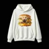 白卫 Funny Hamster Burger Hoodie