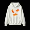 Beautiful Goldfish Print Hoodie