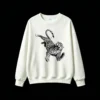 Aggressive Leopard Back Print Sweatshirt