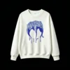 白卫 Blue Tiger Galaxy Back Print Sweatshirt