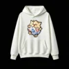 白卫 Pixel Art Cute Cartoon Ghost Hoodie