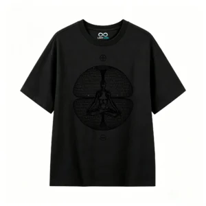 Vintage Aesthetic Starry Sky Constellation Back Print T-Shirt