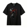 黑t Gothic Y2K Aesthetic Back Graphic T-Shirt