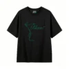 黑t Blam! Skeleton Graphic Back Print T-Shirt