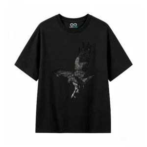 Vintage Eagle Back Graphic T-Shirt
