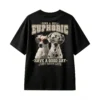 Euphoric Have A Good Day Dog Print T-Shirt