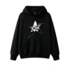 黑卫 Cute Pig Wearing Witch Hat Halloween Hoodie