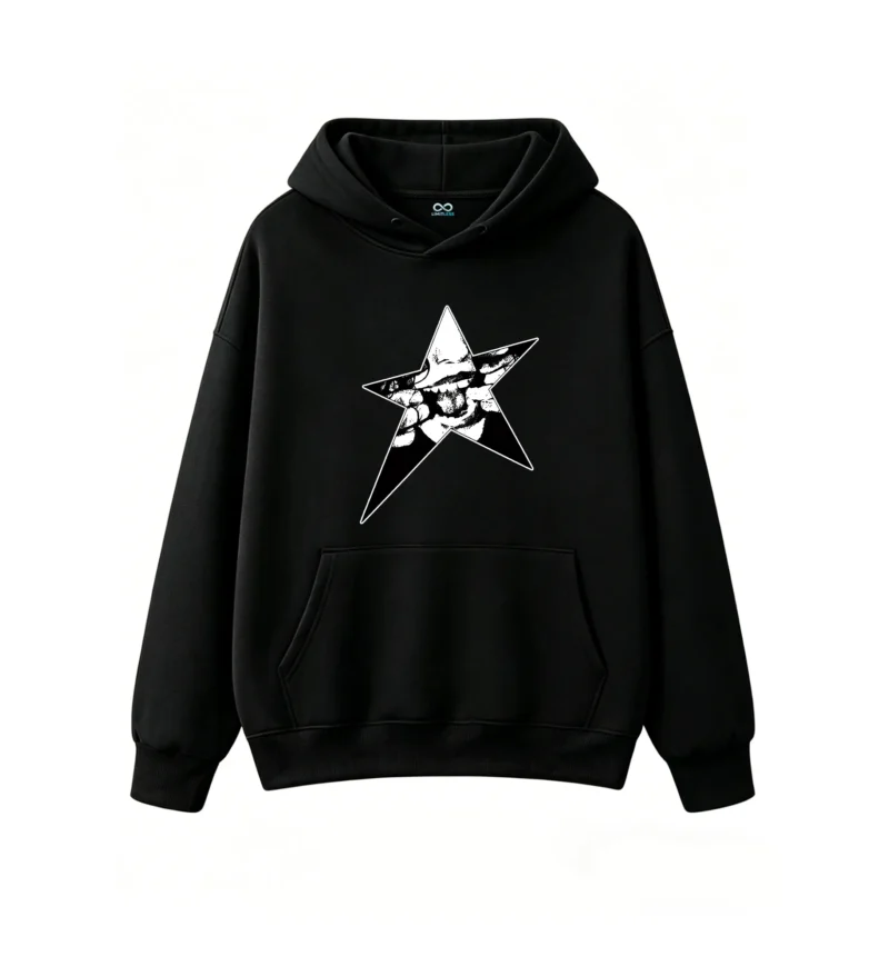 黑卫 Cute Pig Wearing Witch Hat Halloween Hoodie