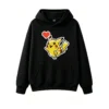 黑卫 Cute Pikachu Pixel Art Hoodie