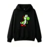 Retro Pixel Yoshi Graphic Hoodie