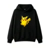黑卫 Cute Pixel Pikachu Hoodie Sweatshirt