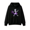 黑卫 Mewtwo Pixel Art Graphic Hoodie