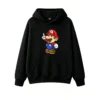 黑卫 Classic Pixel Paper Mario Graphic Hoodie