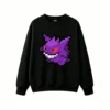 黑卫 Pixel Art Gengar Anime Sweatshirt Back Print