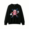 黑卫 Mr. Mime Pixel Art Back Print Crew Neck Sweatshirt