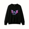 Pixel Art Bat Graphic Sweatshirt Back Print