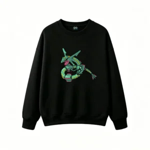 黑卫 Rayquaza Pixel Art Hoodie Back Print