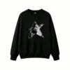 Gothic Star Face Graphic Hoodie