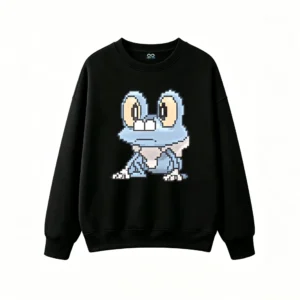 黑卫 Cute Froakie Pixel Art Sweatshirt