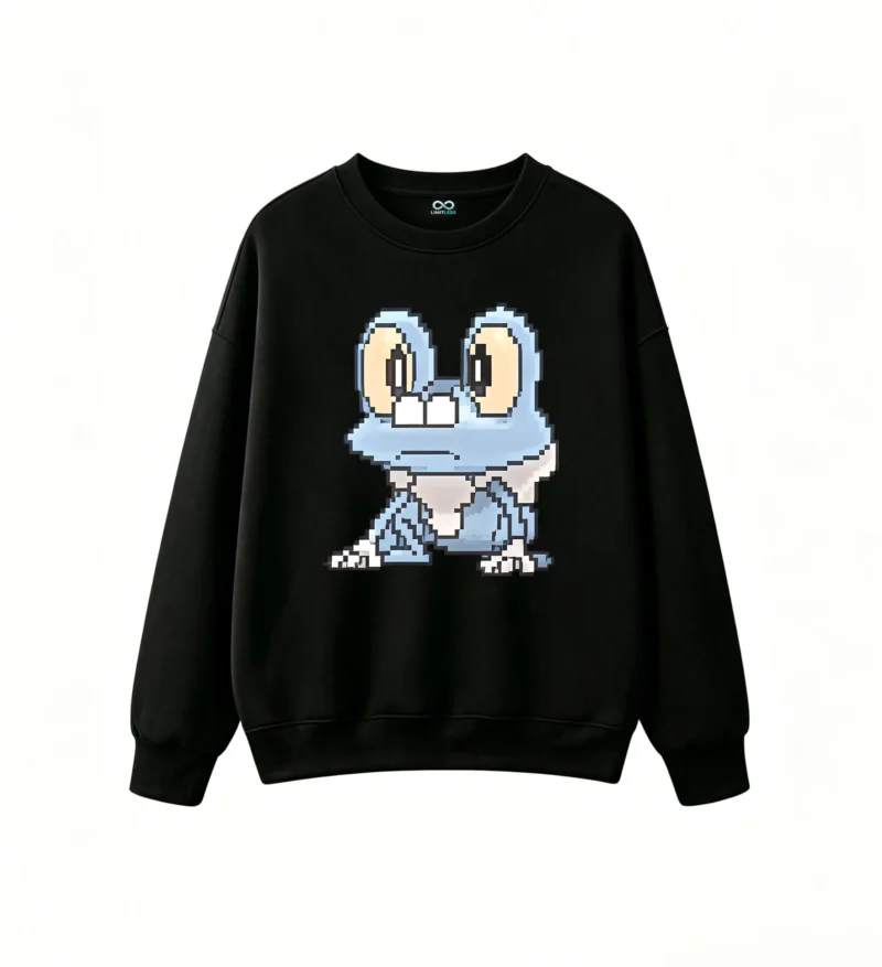 Cute Froakie Pixel Art Sweatshirt