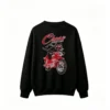黑卫 Back Print Crew Neck Sweatshirt
