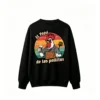 黑卫 Back Print Crew Neck Sweatshirt