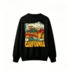 黑卫 Back Print Crew Neck Sweatshirt