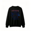 黑卫 Back Print Crew Neck Hoodie