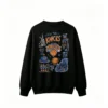 黑卫 New York Knicks Graffiti Art Crewneck Sweatshirt