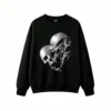 黑卫 Surreal Skull Art Back Print Hoodie