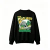 黑卫 The Mad Hueys Cool As A Cucumber Retro Surf Shark Graphic Print Crewneck Sweatshirt