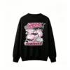 Back Print Crew Neck Hoodie
