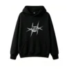 Y2K Aesthetic Barbwire Graphic Hoodie