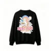 Back Print Crew Neck Sweatshirt