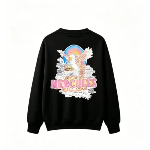 Back Print Crew Neck Sweatshirt