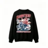 Back Print Crew Neck Sweatshirt
