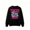 黑卫 Tokyo Dragon Graphic Print Crewneck Sweatshirt