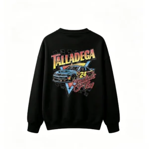 Talladega Student Camp 24 Race Car Graphic Hoodie