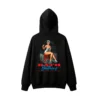 1890 VINTAGE PIN UP GIRL WESTERN NY LEAGUE BACK PRINT HOODIE