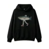黑卫 Funny Walking Fish With Sneakers Graphic Hoodie