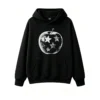 黑卫 Sparkling Glitter Star Apple Print Hoodie