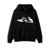 黑卫 Vintage Retro Greyhound Dog Silhouette Hoodie
