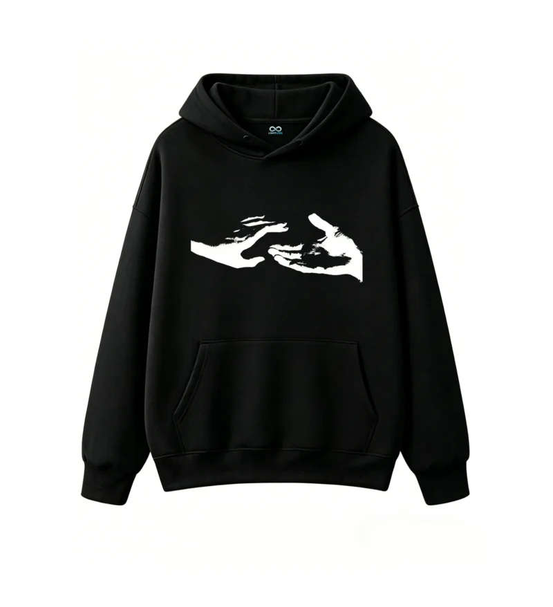 黑卫 Vintage Retro Greyhound Dog Silhouette Hoodie
