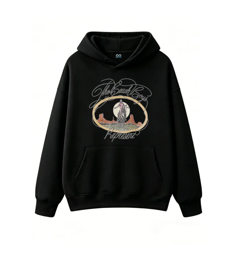 黑卫 The Beach Boys Represent Vintage Graphic Hoodie