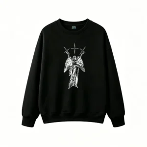 黑卫 Dark Angel Graphic Back Print Sweatshirt