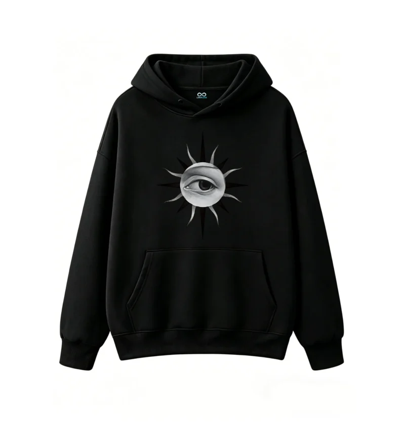 Mystic Eye Sun Graphic Hoodies