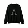 黑卫 Gothic Armor Gauntlet With Sword Back Print Sweatshirt