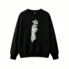 黑卫 Hand Holding Flower Back Print Hoodie