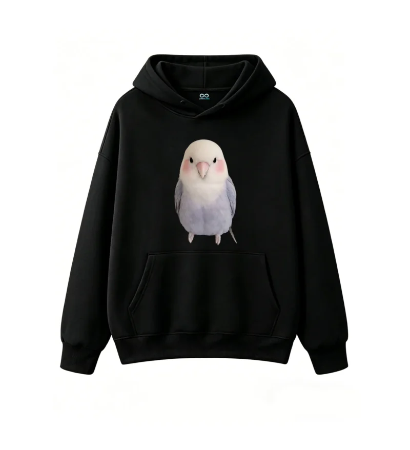 黑卫 Cute Pastel Lovebird Hoodie