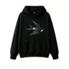 黑卫 Vintage Flying Swallow Bird Hoodie